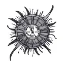 09/08/07 Roman numerals tattoo design idea