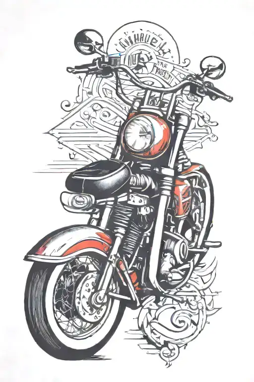 left forearm harley davidson tattoo tattoo design idea