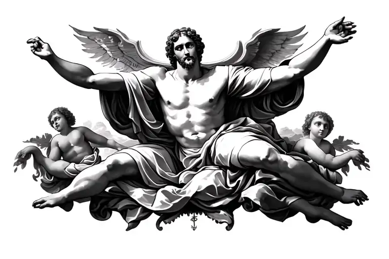 sistine chapel tattoo design idea