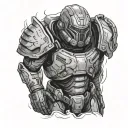 Doom Slayer Mark tattoo design idea