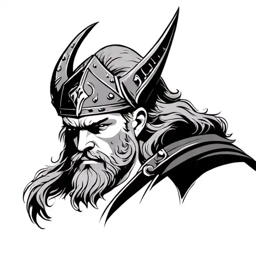 Viking Thor tattoo design idea