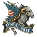 come and take it tattoo design that integrates with a 1776 liberty or death tattoo  tattoo design idea