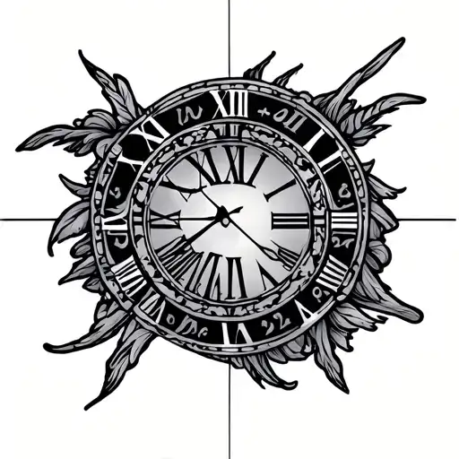 2024 Roman Numerals tattoo design idea