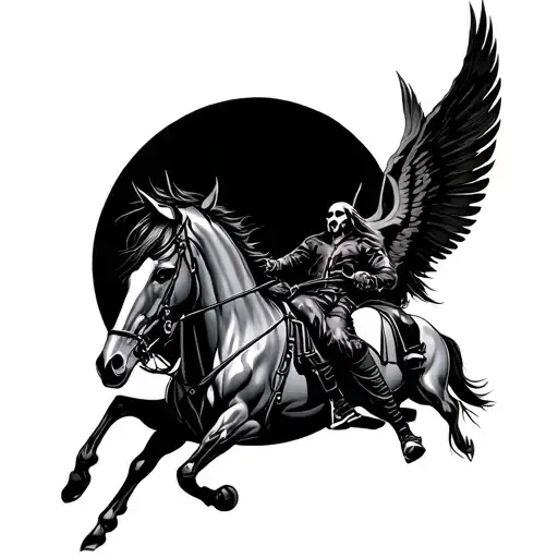 ghost riders in the sky  tattoo design idea