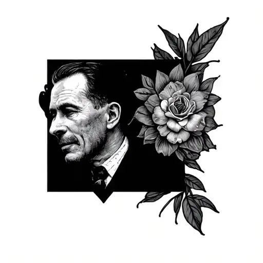 dad's memory tattoo design idea