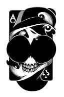 Jack playing card tattoo design idea