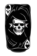 Jack playing card tattoo design idea
