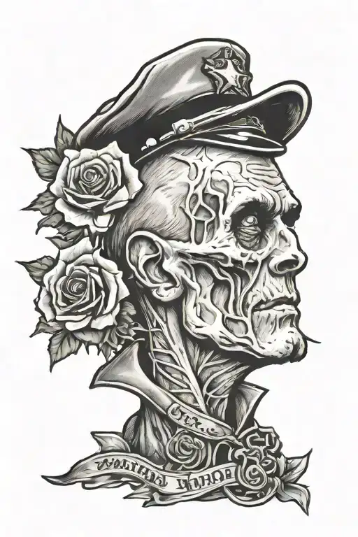 dead coal minor dad memorial tattoo design idea