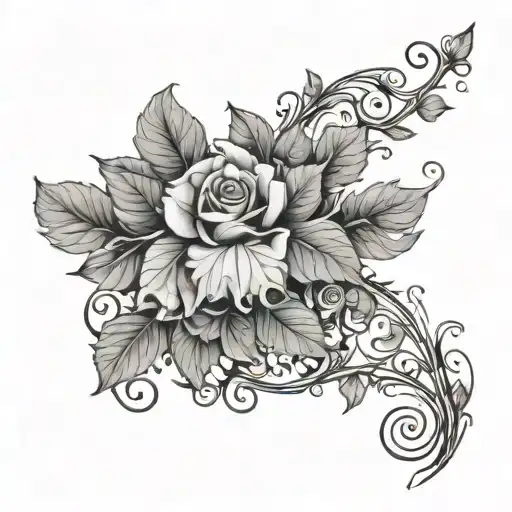 thumb hand arm ivy vine wrap my arm tattoo design idea