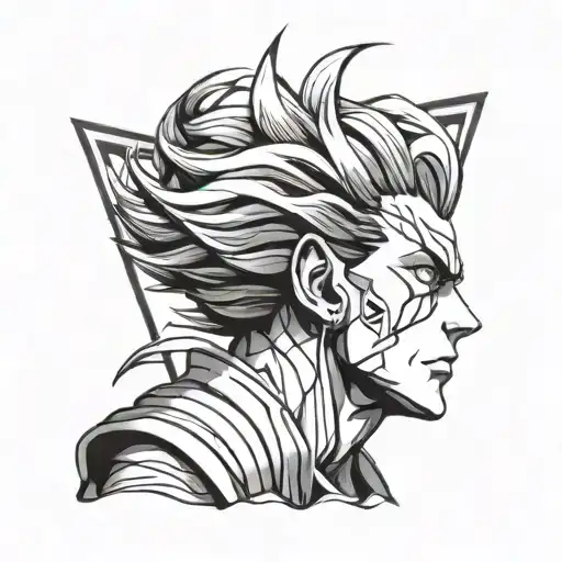 Hisoka from Hunter X Hunter x Hunter tattoo design idea