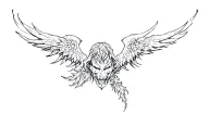 fortune favors the brave tattoo design idea