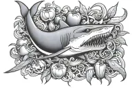 Capsaicin, Peppers, Mako Shark, Yankees, 49ers. tattoo design idea