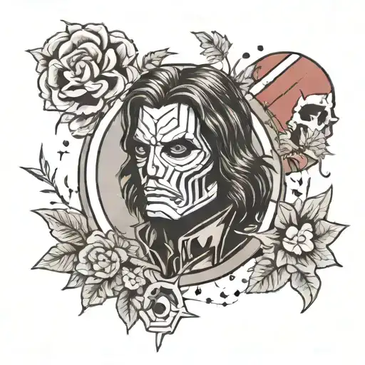 the winter soldier tattoo design idea