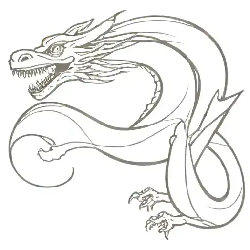 dragon spirited away tattoo design idea