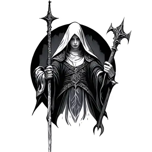 Sister Friede Dark Souls 3 tattoo design idea