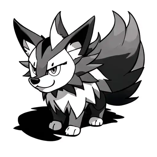 arcanine pokemon tattoo design idea