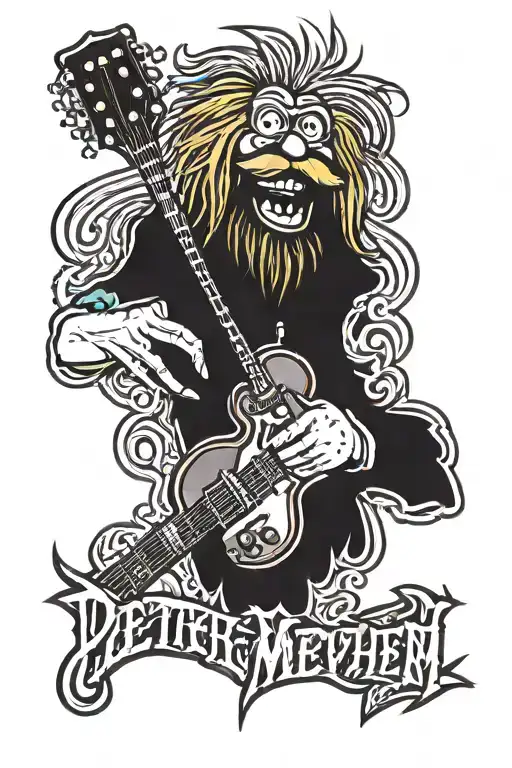 dr teeth and the electric mayhem band performing tattoo design idea