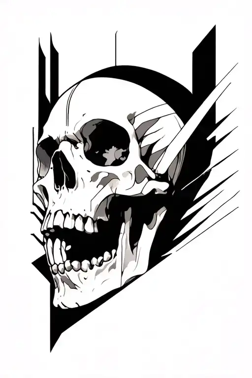 cheated death  tattoo design idea