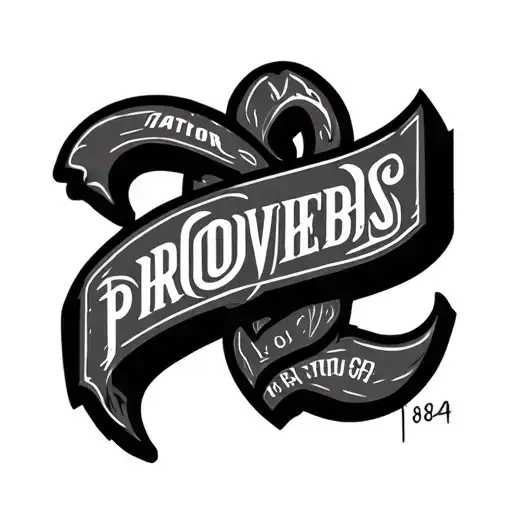 "proverbs 18:24" line tattoo design idea