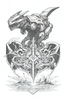 helldivers 2 tattoo design idea