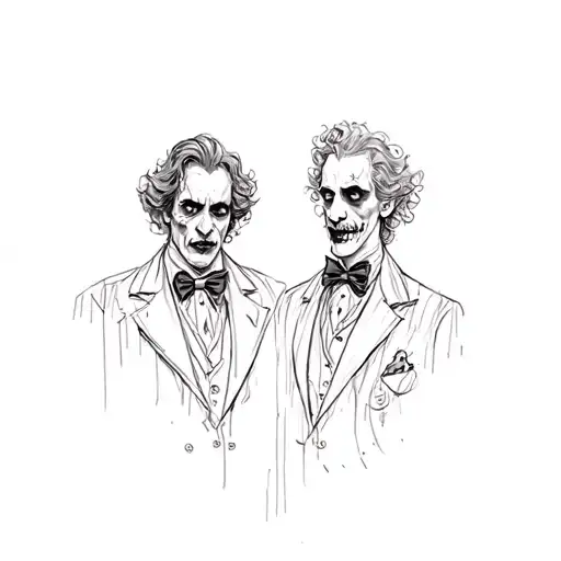 jekyll and hyde musical inspired tattoo tattoo design idea