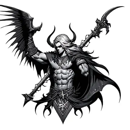 Castlevania tattoo design idea