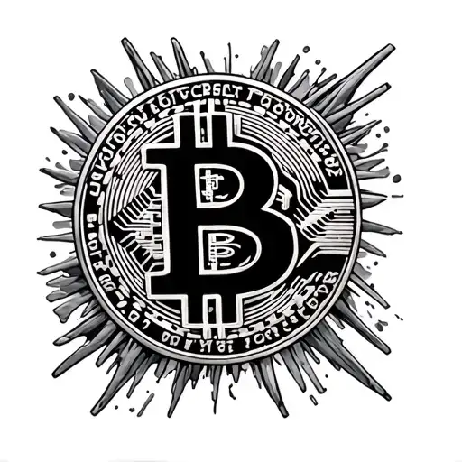 Bitcoin tattoo design idea