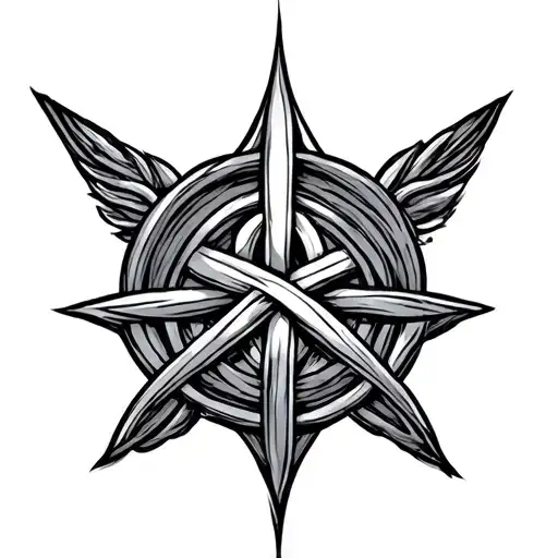 trinity knot tattoo design idea