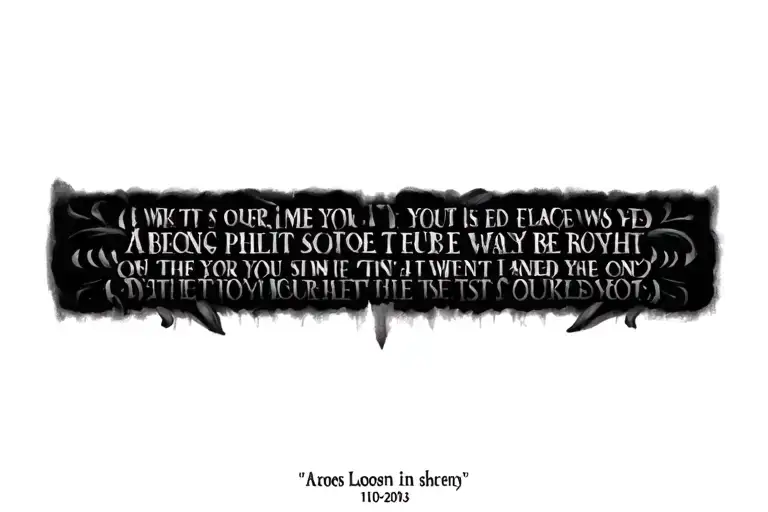 13-10-2003 in roman nu metal lyrics tattoo design idea