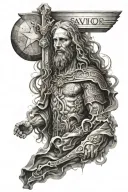 1993 the savior tattoo design idea