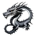 3 headed dragon tattoo design idea