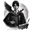 Small Harry Potter tattoo design idea