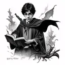 Small Harry Potter tattoo design idea