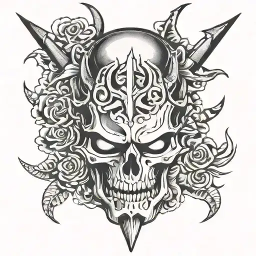 anime overlord tattoo design idea
