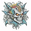 anime overlord tattoo design idea