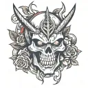 anime overlord tattoo design idea