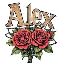 "Alex" roses in a bouquet with barbed wire wrapping around the roses  tattoo design idea