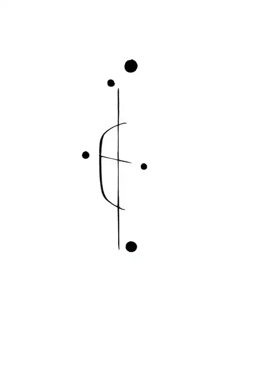 "Holes" morse tattoo design idea