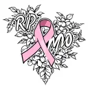 rip mom breast cancer memorial tattoo design tattoo design idea