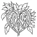 rip mom breast cancer memorial tattoo design tattoo design idea