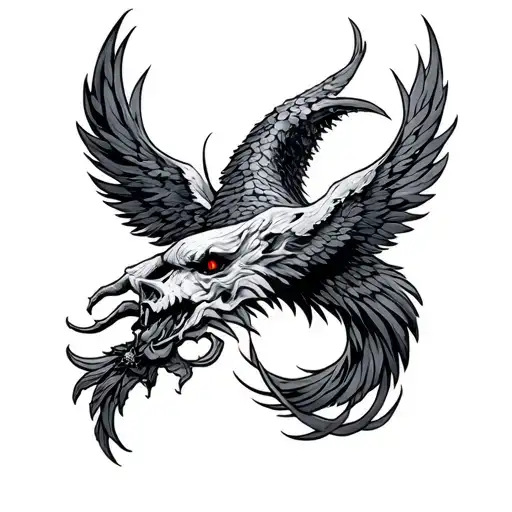 Invictus tattoo design idea