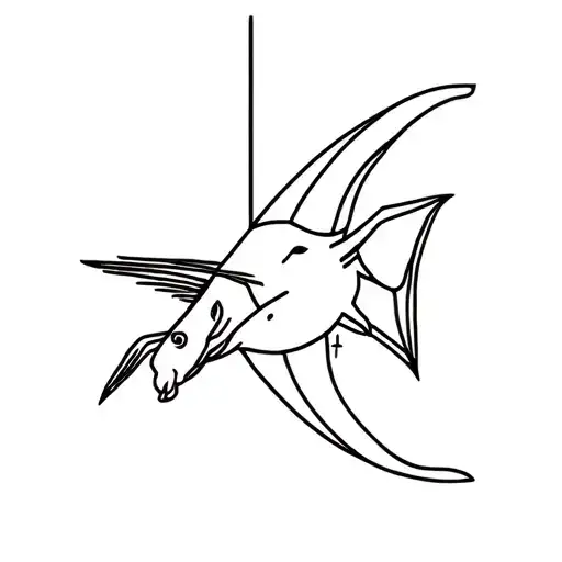 sagittarius and virgo zodiac sign tattoo design idea