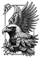 Polish eagle tattoo design idea