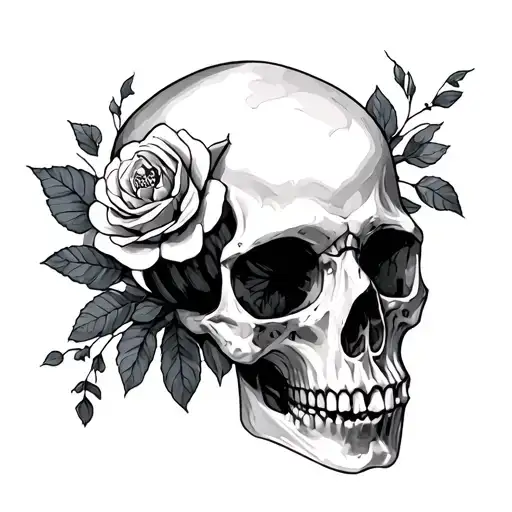 Memento Mori tattoo design idea