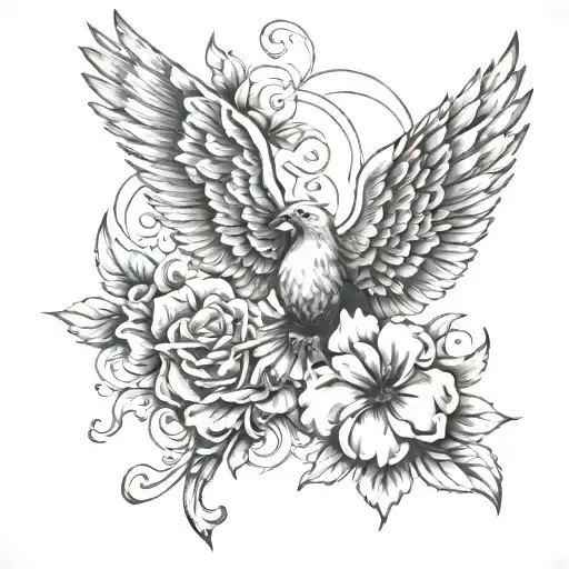 timepeice memorial tattoo for dad tattoo design idea