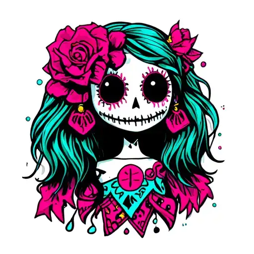 Voodoo Doll tattoo design idea