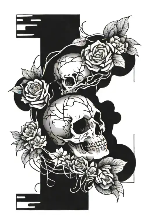 pain and suffering and heartbreak love hurts tattoo design idea