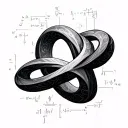 math formulas integrated tattoo design idea