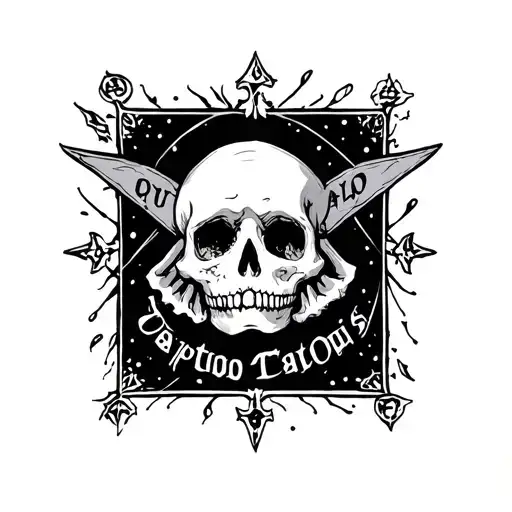 Ouija tattoo design idea