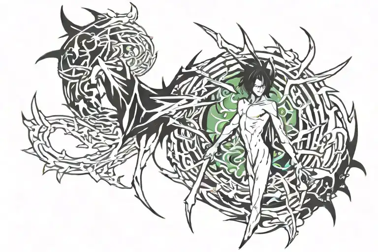 Ulquiorra Cifer tattoo design idea